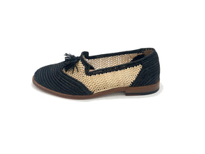 Sbata Raffia Shoes Natural | Sbata Woven Straw Shoes | Contre Allée