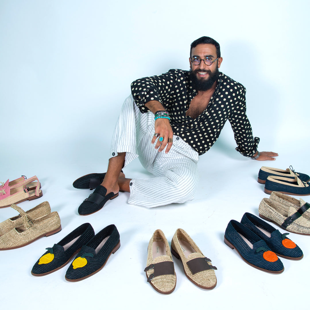 Men and Women Handcrafted Raffia Shoes | Contre Allée