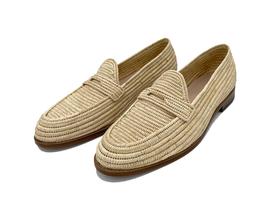 Polo Natural Raffia Shoes | Polo Natural Raffia | Contre Allée