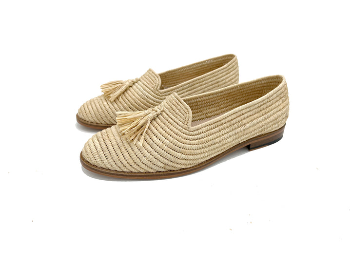 Handcrafted Raffia Shoes | Gironde Shoes | Contre Allée